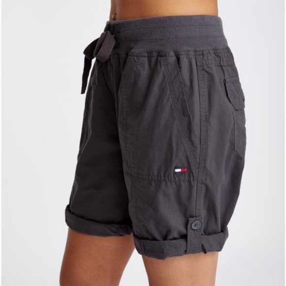 070 Tommy Hilfiger Khaki Convertible Shorts - Picture 5 of 8
